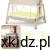 Lorelli Layla 2w1 Beige - tryb kojca z zapiętym panelem bocznym