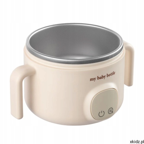MyBabyBowl Beige - ze stali nierdzewnej 316