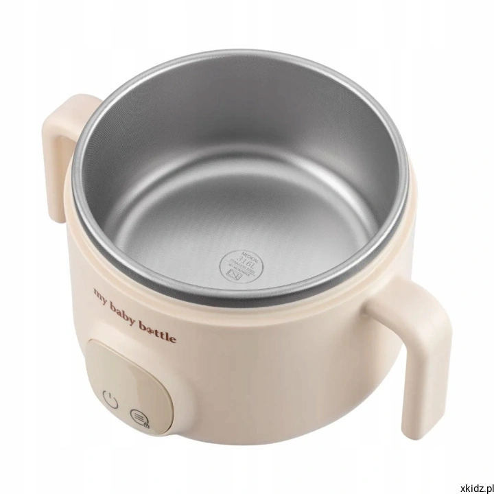 MyBabyBowl Beige - płyta grzewcza ze stali nierdzewnej 316