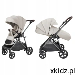 Carrello COSTA Cloud Grey/Beige – spacerówka przodem/tyłem, 8,9 kg