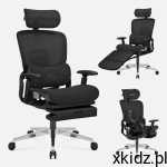 Mark Adler Fotel biurowy ergonomiczny z podnóżkiem Expert 9.3 Black