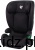 Fotelik samochodowy IslaBaby SafiroFix czarny 100-150 cm - widok z przodu w kolorze czarnym
