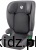Fotelik samochodowy IslaBaby SafiroFix szary 100-150 cm - widok z przodu w kolorze szarym