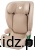 Fotelik samochodowy IslaBaby SafiroFix Beige 100-150 cm - widok z przodu w kolorze beżowym