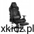 Fotel gamingowy Huzaro Force 8.1 Black - widok całego fotela w kolorze czarnym