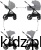 Wózek Kinderkraft NEA 2 szary - siedzisko spacerowe przodem i tyłem do kierunku jazdy