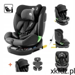 TULANO Fotelik samochodowy 0-36kg i-Size isofix obrotowy 40-150cm LOOM Grey