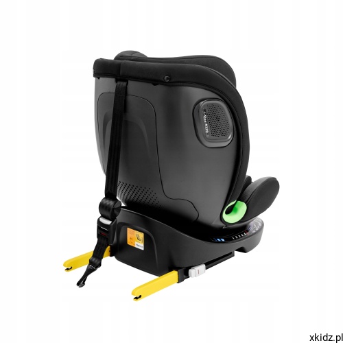 Fotelik Tulano Loom Grey - montaż ISOFIX z pasem Top Tether