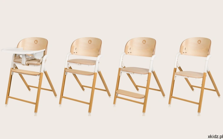 Krzesełko Lionelo Celia Beige Wood 3w1 - etapy użytkowania od niemowlaka do dorosłego.jpg