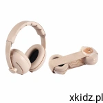 Babyono słuchawki ochronne wygłuszające dla dzieci Beige MIŚ 0m+
