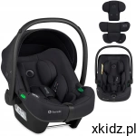 LIONELO Fotelik samochodowy nosidełko ASTRID 0-13kg 40-87cm ADAC Black Onyx