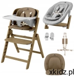 Carrello Focus CRL-16801 Krzesełko do karmienia 2w1 Leżaczek Sahara Beige