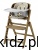 Krzesełko do karmienia 2w1 Carrello Focus Sahara Beige - tryb krzesełka z założoną tacką