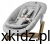 Krzesełko do karmienia Carrello Focus Croissant Beige 2w1 - tryb leżaczka w pozycji półleżącej