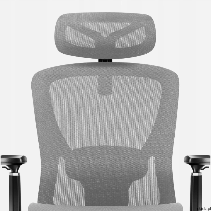 Fotel Mark Adler Expert 5.3 Grey Mesh – oparcie z tkaniny Mesh HD odchylane do 135 stopni