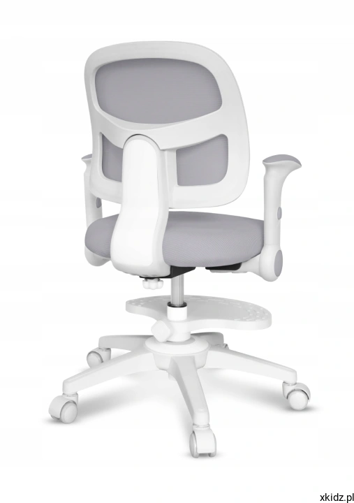 Fotel Mark Adler Junior 5.0 Grey – fotel obrotowy dla dziecka o wzroście 80-160 cm