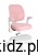 Fotel Mark Adler Junior 5.0 Pink – regulowany podnóżek i kółka grawitacyjne