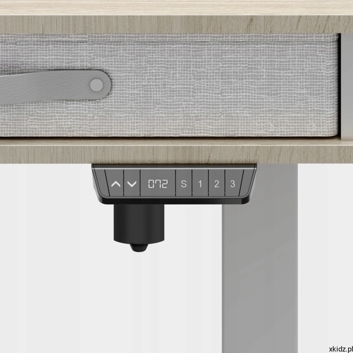 Biurko elektryczne Mark Adler Leader 8.0 White - panel sterowania z 3 slotami pamięci