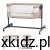 Łóżeczko Kinderkraft Neste Up 2 Beige - tryb dostawki przy łóżku rodziców