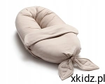 PUUKI Poduszka ciążowa uniwersalna 4w1 NEST do spania karmienia LATTE