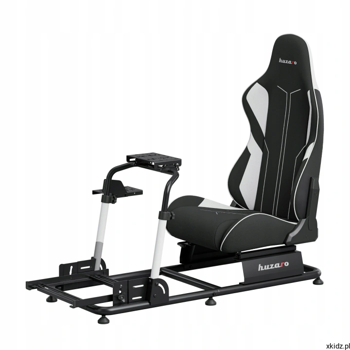 Kokpit simracing Huzaro Speed 5.5 - regulacja wysokości i kąta kierownicy