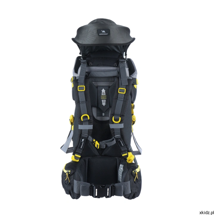 Nosidło turystyczne Dromader QUOKKA czarne - system nośny 3D Opti-Fit z regulacją S-XL