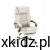 Fotel Mark Adler Boss 6.0 Beige - welurowa tapicerka w kolorze beżowym