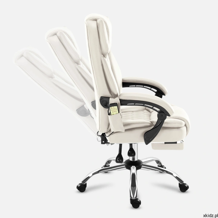 Fotel Mark Adler Boss 6.0 Beige - odchylane oparcie w funkcji SeatRest