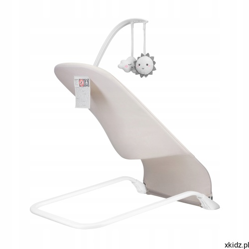 Leżaczek bujaczek Tulano Moon 10 Beige - ergonomiczne siedzisko z tkaniny UltraSoft