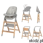 Carrello Krzesełko do karmienia bujaczek 4w1 ERGO CRL-16701 Nordic Grey