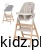 Krzesełko Carrello Ergo Linen Beige - lniana beżowa tapicerka w trybie krzesełka