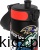Bidon ION8 NFL 0,5 l - pokrywa odchylana z ukrytym uchwytem do przenoszenia