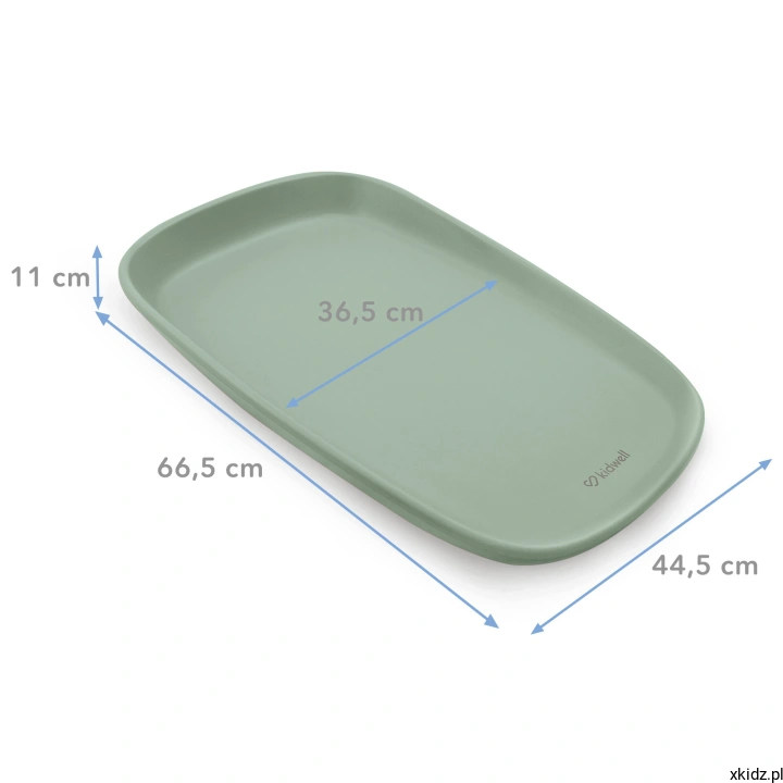 Mata do przewijania Kidwell TIBI Sage Green - rozmiar 50x70 cm pasujący do przewijaka