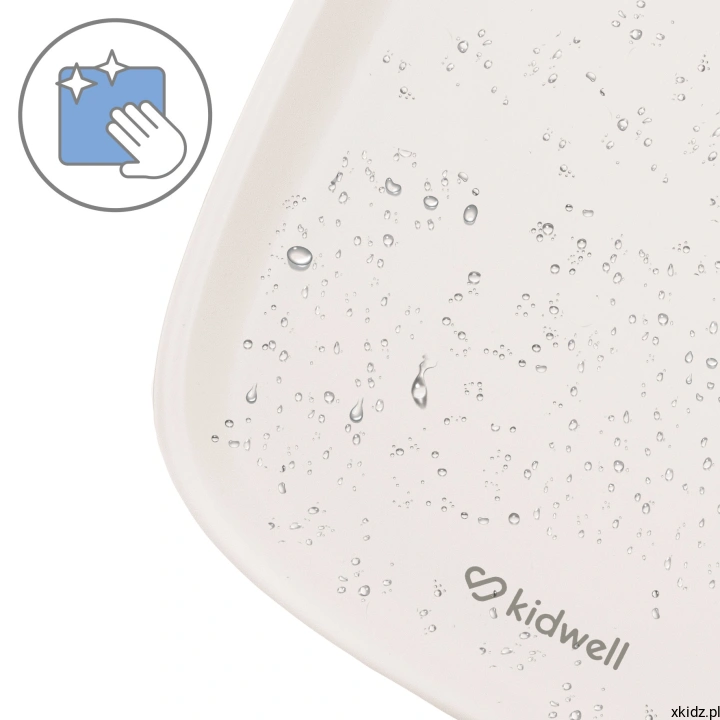 Mata do przewijania Kidwell TIBI Soft Beige - gładka wodoodporna powierzchnia bez szwów