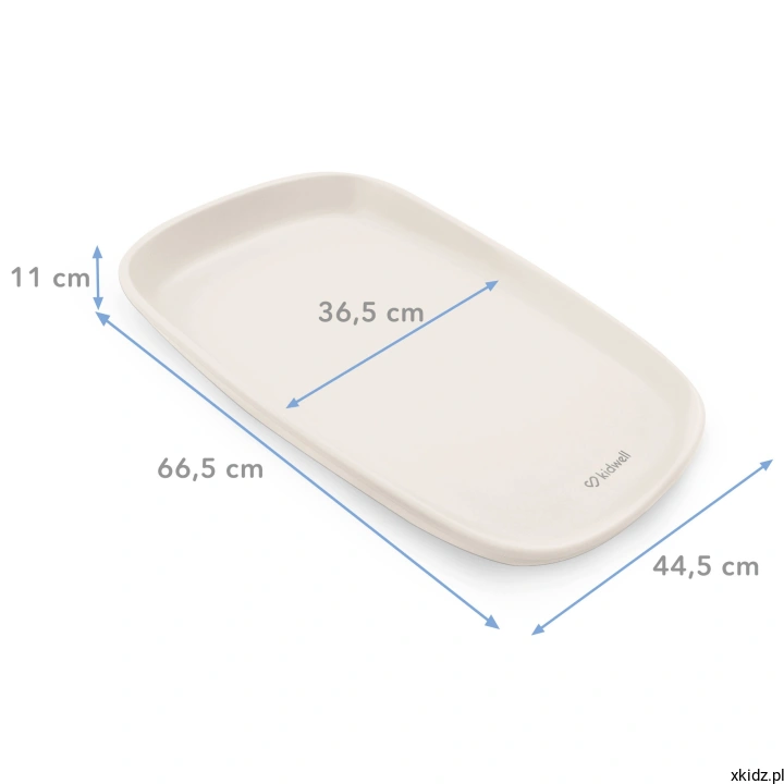 Mata do przewijania Kidwell TIBI Soft Beige - rozmiar 50x70 cm pasujący do przewijaka