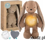 Szumiś królik brąz z lampką 5w1 szumisie usypiacz Brown