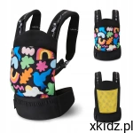 Kinderkraft Nosidełko ergonomiczne do 20 kg kaptur HUGGY Happy Shapes