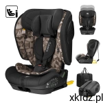 Tulano FOTELIK samochodowy 9-36kg ISOFIX i-Size 76-150 ZOOMA 55 Black-Taupe