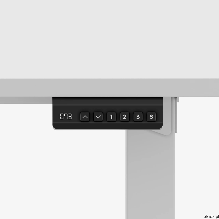 Biurko elektryczne Mark Adler Leader 9.3 White - panel sterowania z pamięcią 3 pozycji