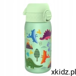 ION8 BIDON NA WODĘ DO SZKOŁY PRZEDSZKOLA DINOZAURY DINO 0,35 l