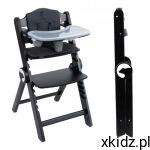 Kidnort Krzesełko do karmienia Drömmer Unique Foggy Black