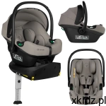 Lionelo Fotelik samochodowy ADAC Astrid i-Size + Baza obrotowa Taupe