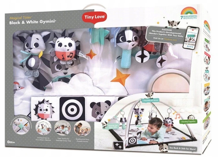 Mata edukacyjna Tiny Love Magiczna Kraina Black &amp; White - opakowanie produktu