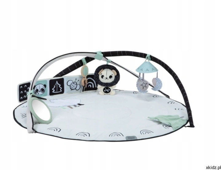 Mata edukacyjna Tiny Love Decor z pałąkami - elektroniczny lew ze światłem i muzyką