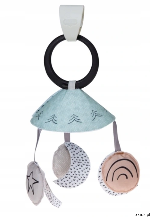 Mata edukacyjna Tiny Love Decor z pałąkami - filcowa karuzelka dla stópek