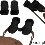 Lionelo Rękawice ocieplane do wózka mufki WODOODPORNE Handmuff OLI Black