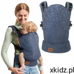 KINDERKRAFT Nosidło ergonomiczne NINO Confetti Denim