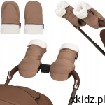 Lionelo Rękawice ocieplane do wózka mufki WODOODPORNE Handmuff OLI Nutty