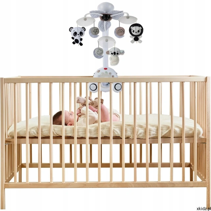 Karuzela do łóżeczka Tiny Love Décor - karuzela zamocowana do łóżeczka niemowlęcia