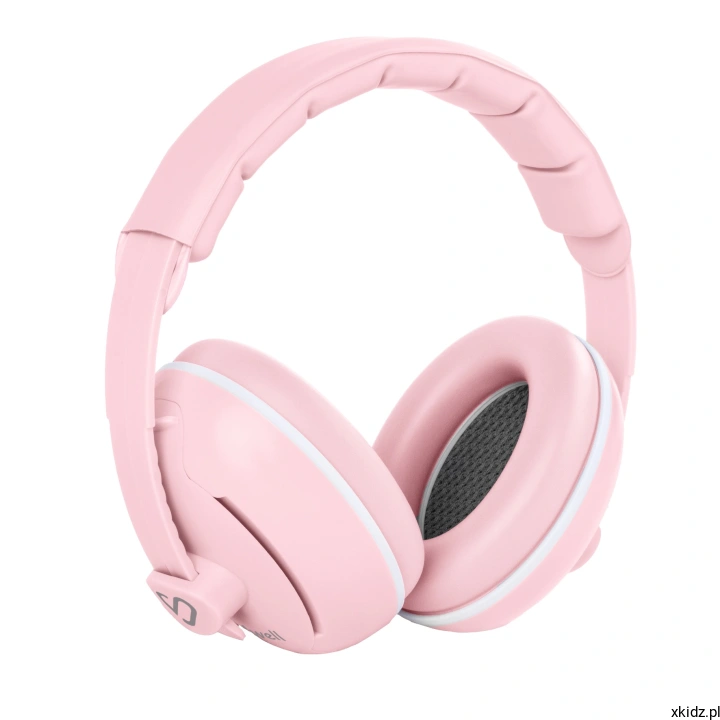 Słuchawki wygłuszające dla dzieci Kidwell ORSO Pink - wyściełany pałąk dla starszego dziecka